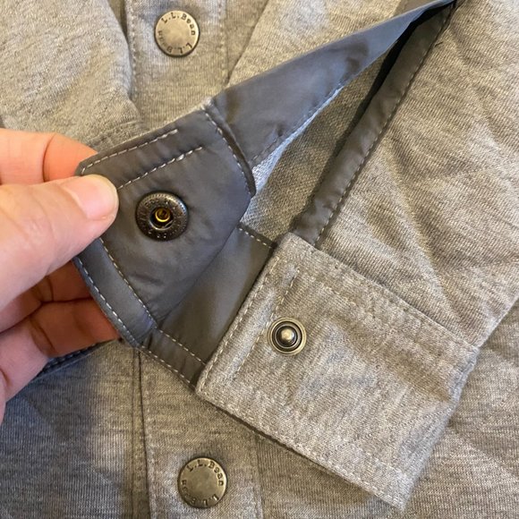 L.L. Bean Lightweight Quilted Shirt Jacket Size S8 - Picture 9 of 12